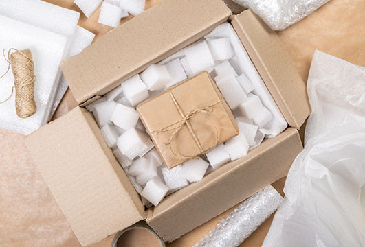 Paquete embalado de manera segura para su envío
